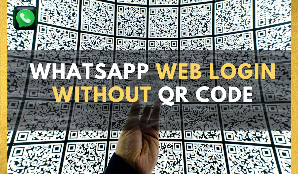whatsapp web login without qr code