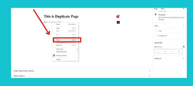 Wordpress Gutenberg How to paste all blocks 