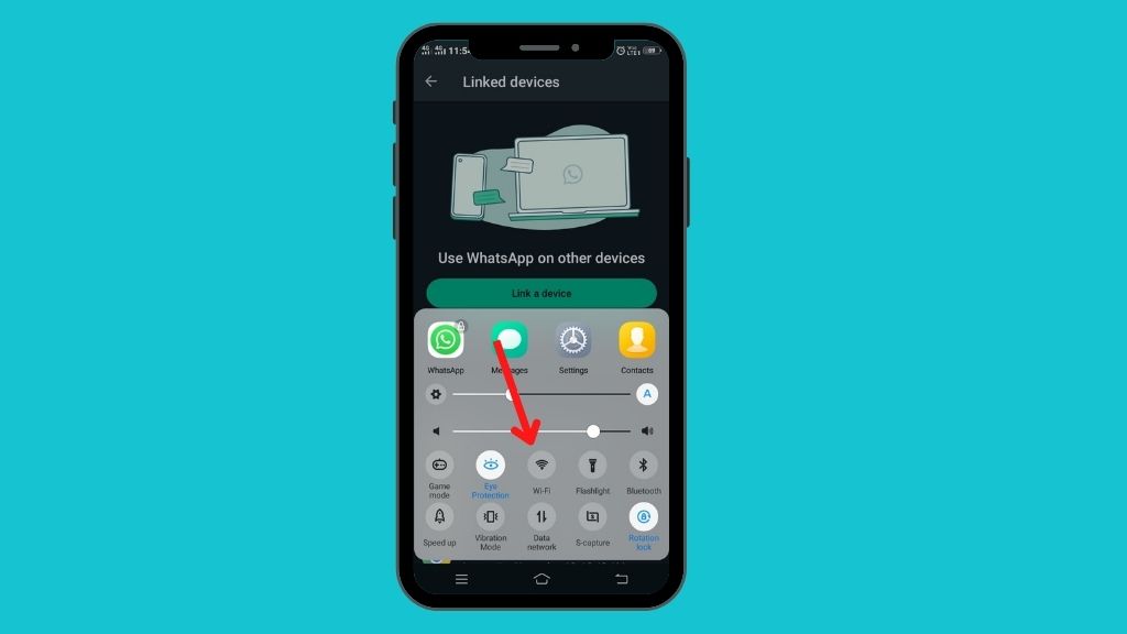 Turn off internet connection or wifi
