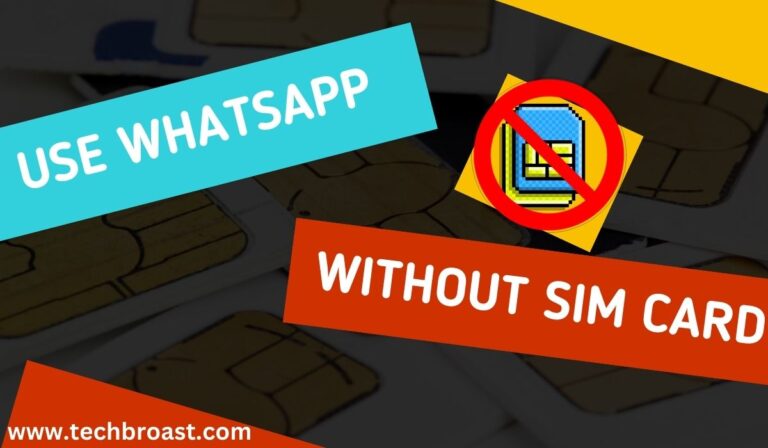 whatsapp without sim card