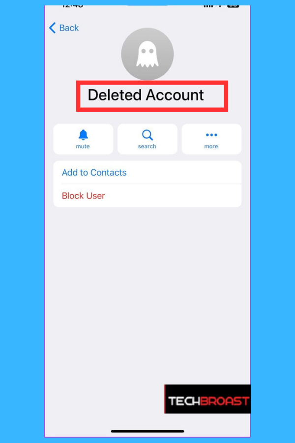 delete account on telegram