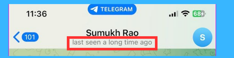 Last Seen Status Not Changing on telegram