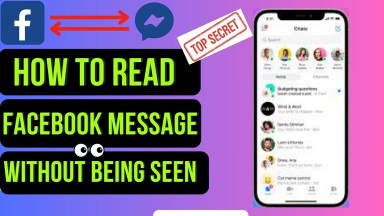 Read Facebook Messenger Messages without Being Seen